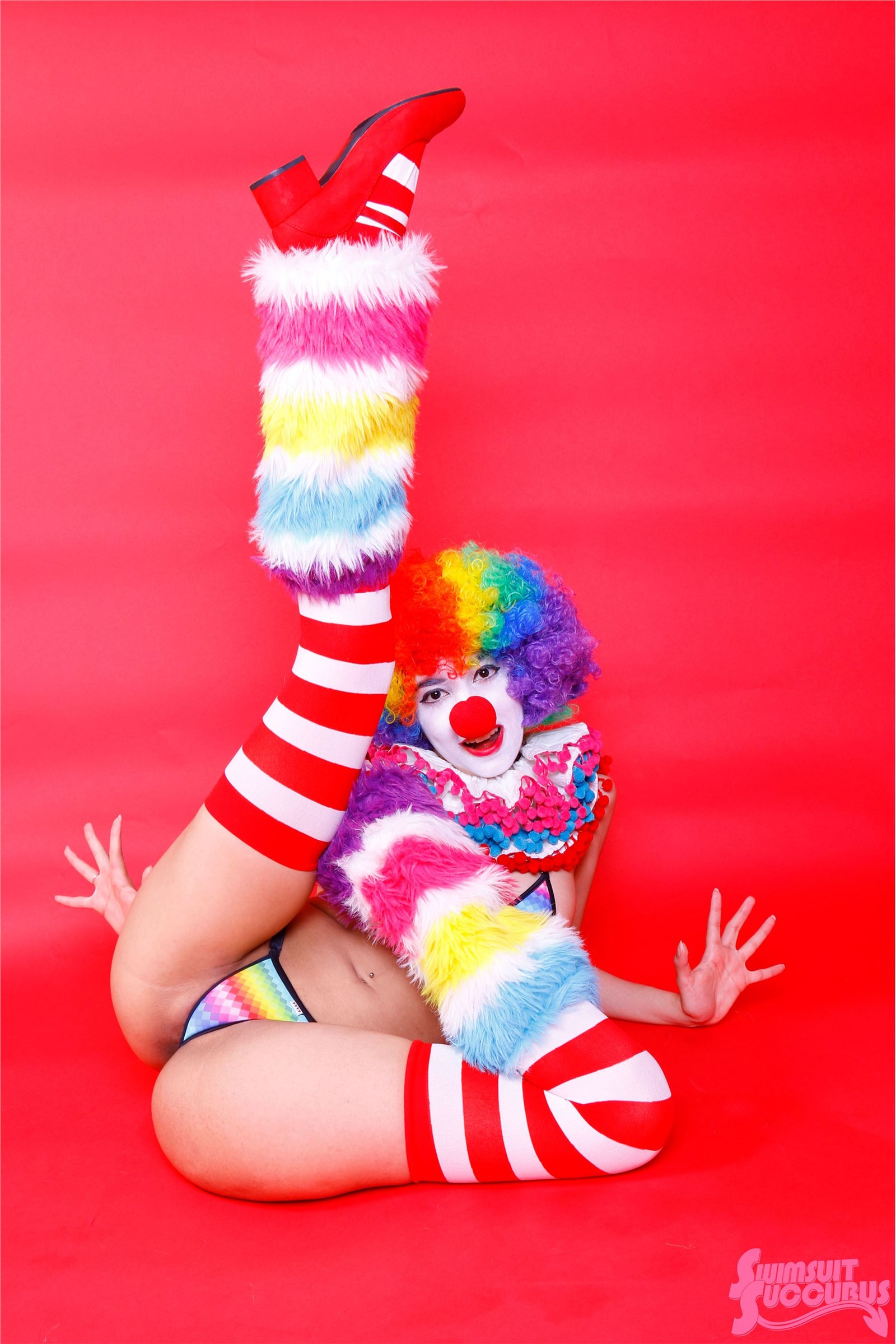 SwimsuitSuccubus PRE-PATREON 09 - Clown Girl 2017(15)